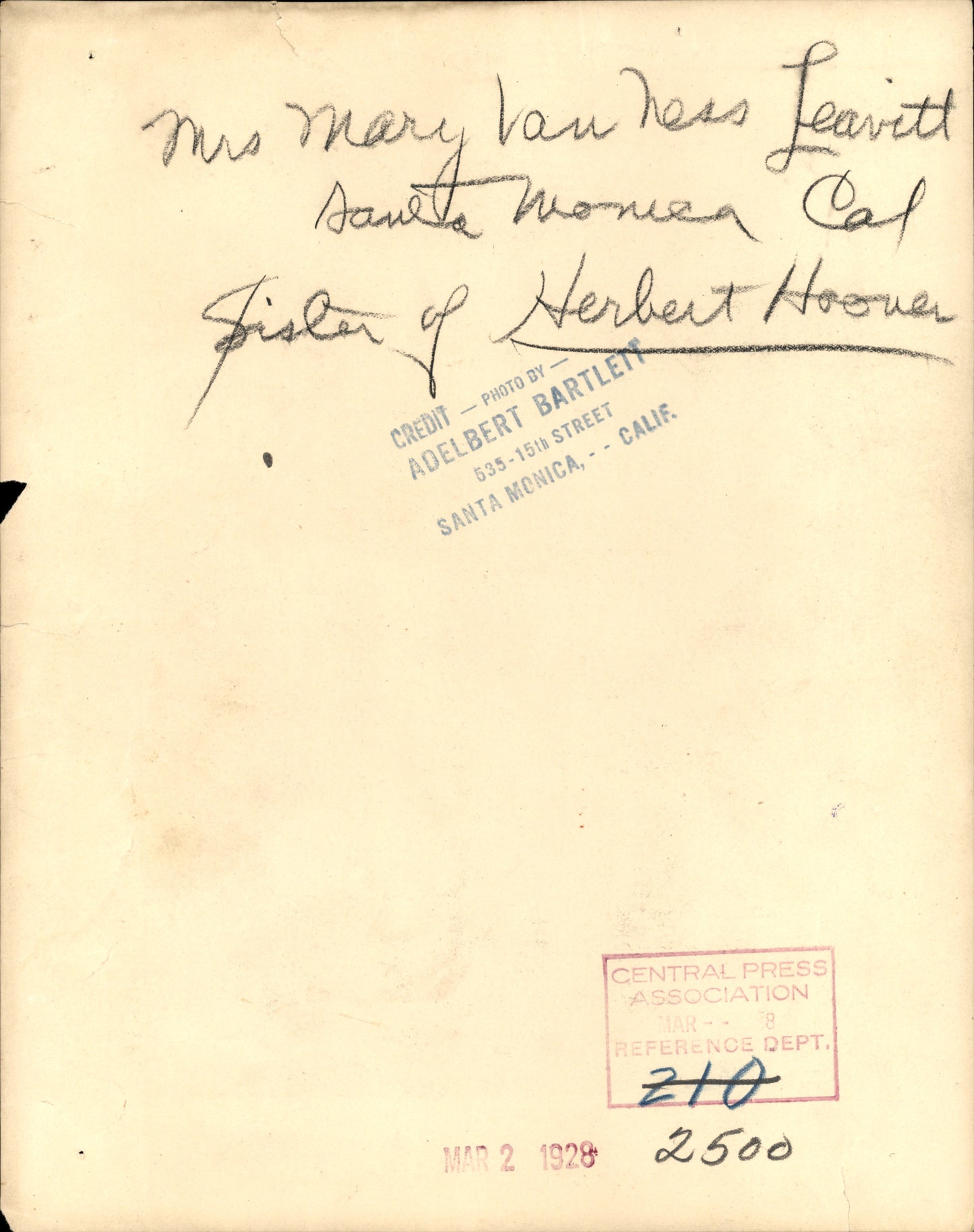 Herbert Hoover Family Collection (1925-1937) (22 vintage prints)