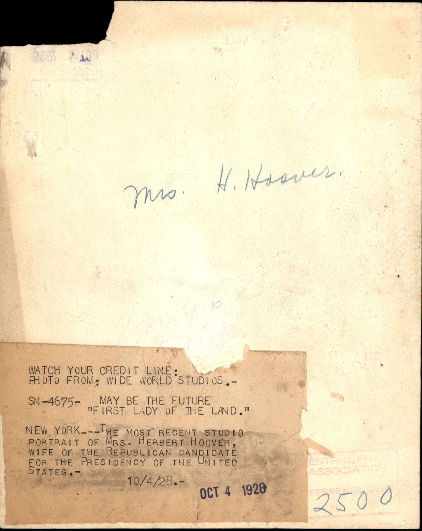 Mrs. Lou Henry Hoover Collection (1921-1939) (25 vintage prints)