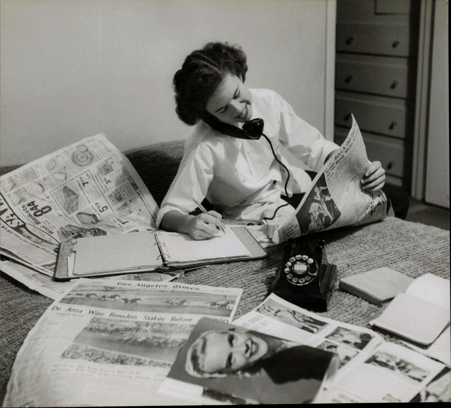 Celebrity Autograph Collection | Bob Vose (1950s) (23 vintage prints)