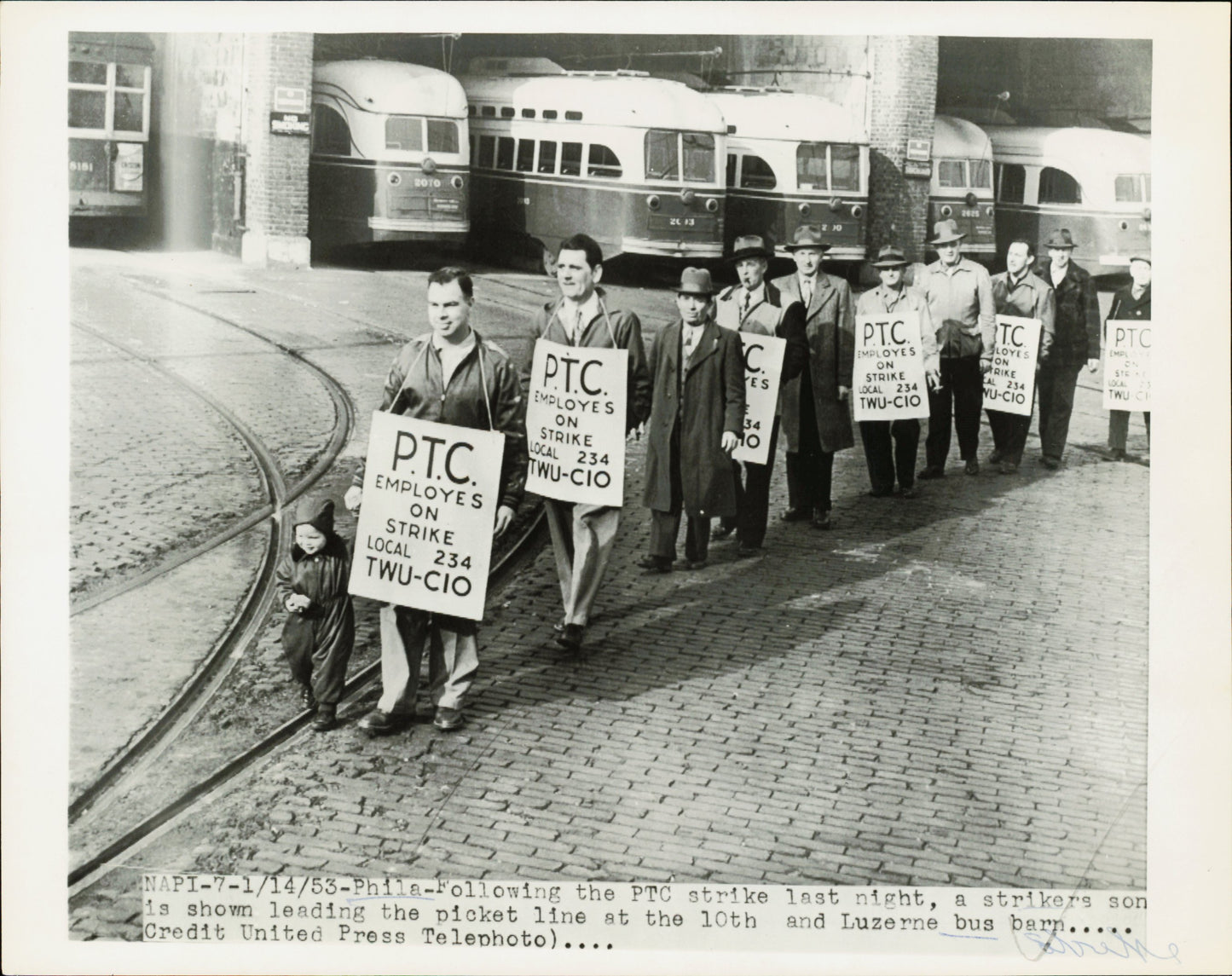 Labor Union/Striking/Picketing Collection (1941-1961) (9 vintage prints)