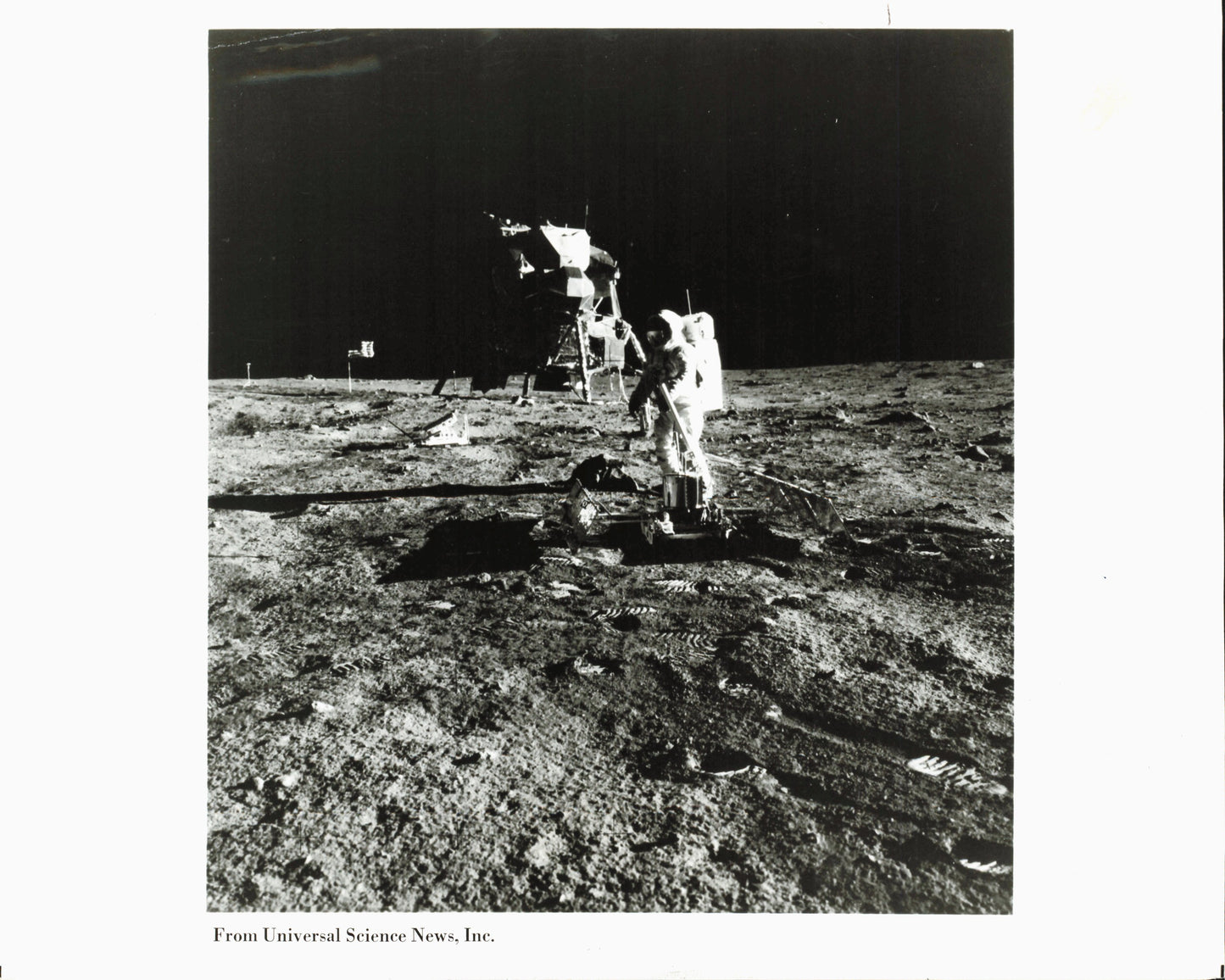 Apollo Moon Landing Prints (1969 - 1971) (6 vintage prints)