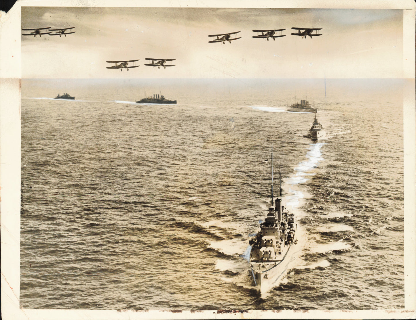 British Military Performing Aerial & Naval Maneuvers (1937)