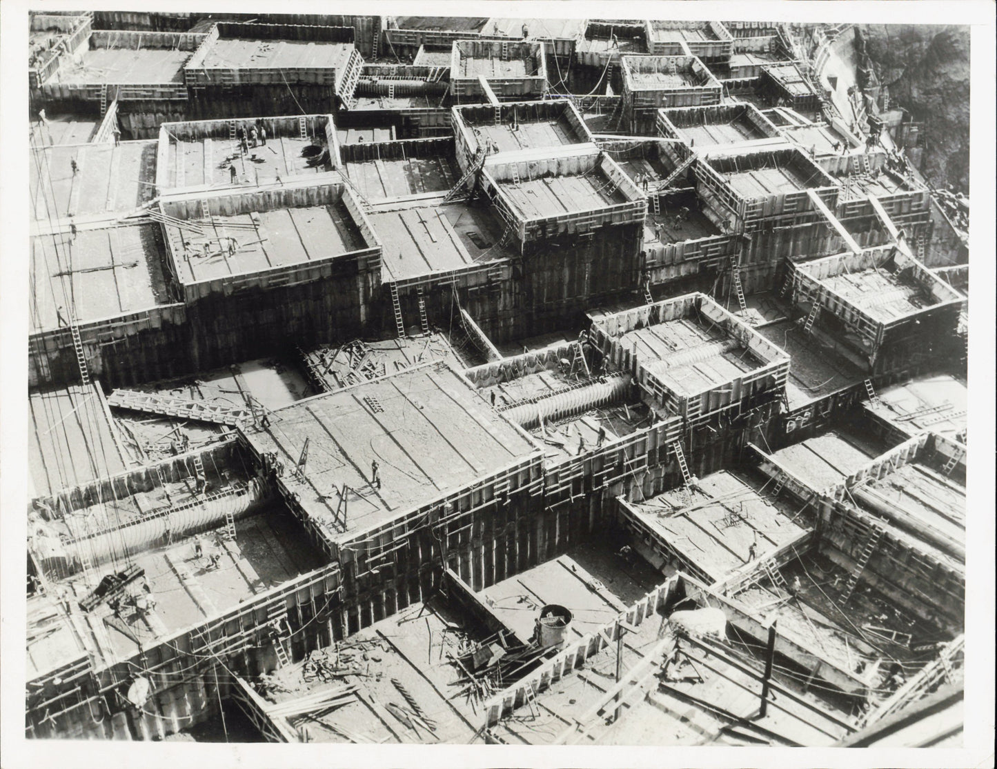 Boulder Dam Construction Collection (1934) (4 vintage prints)