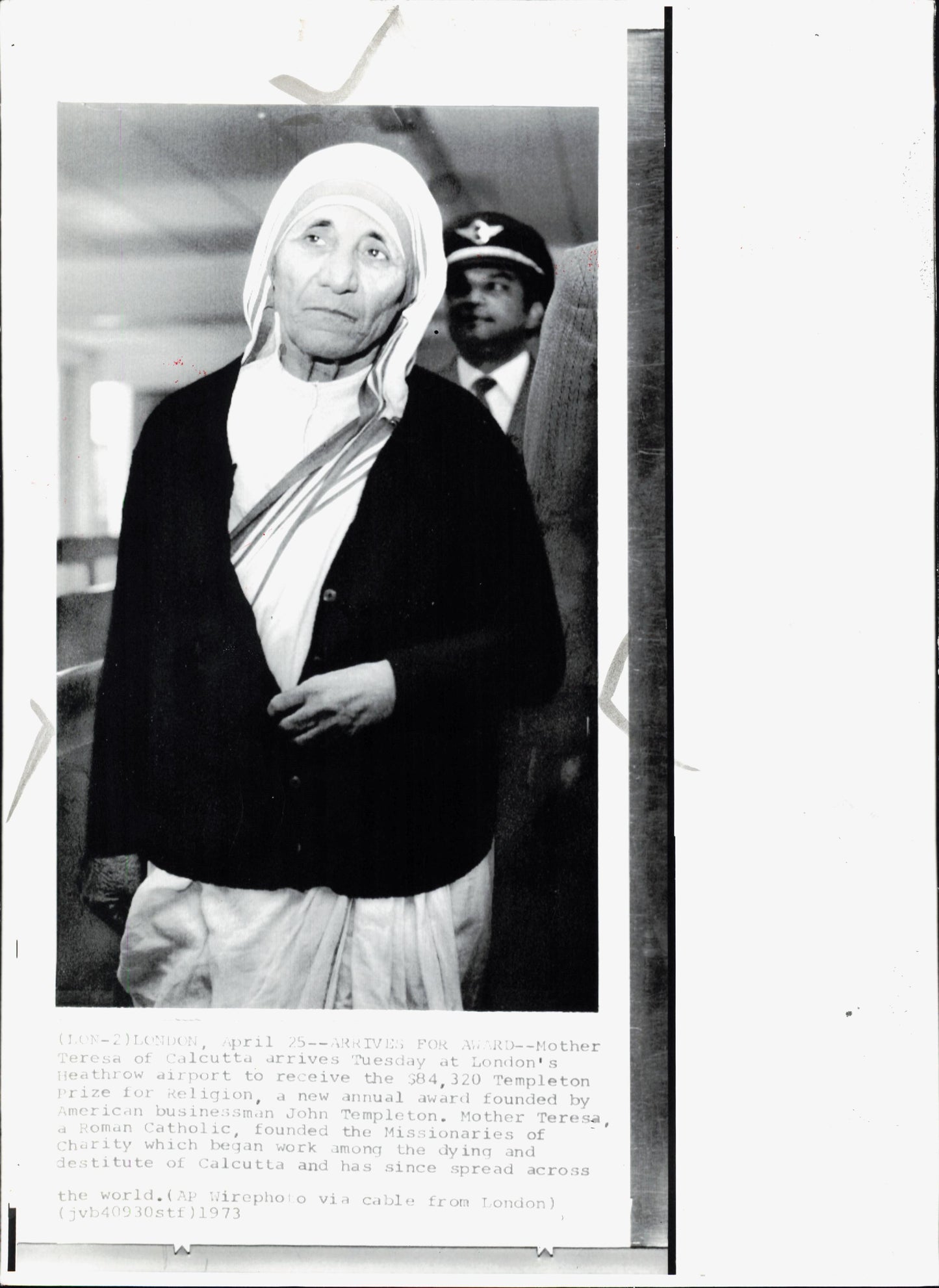 Mother Theresa Pairing (1973)