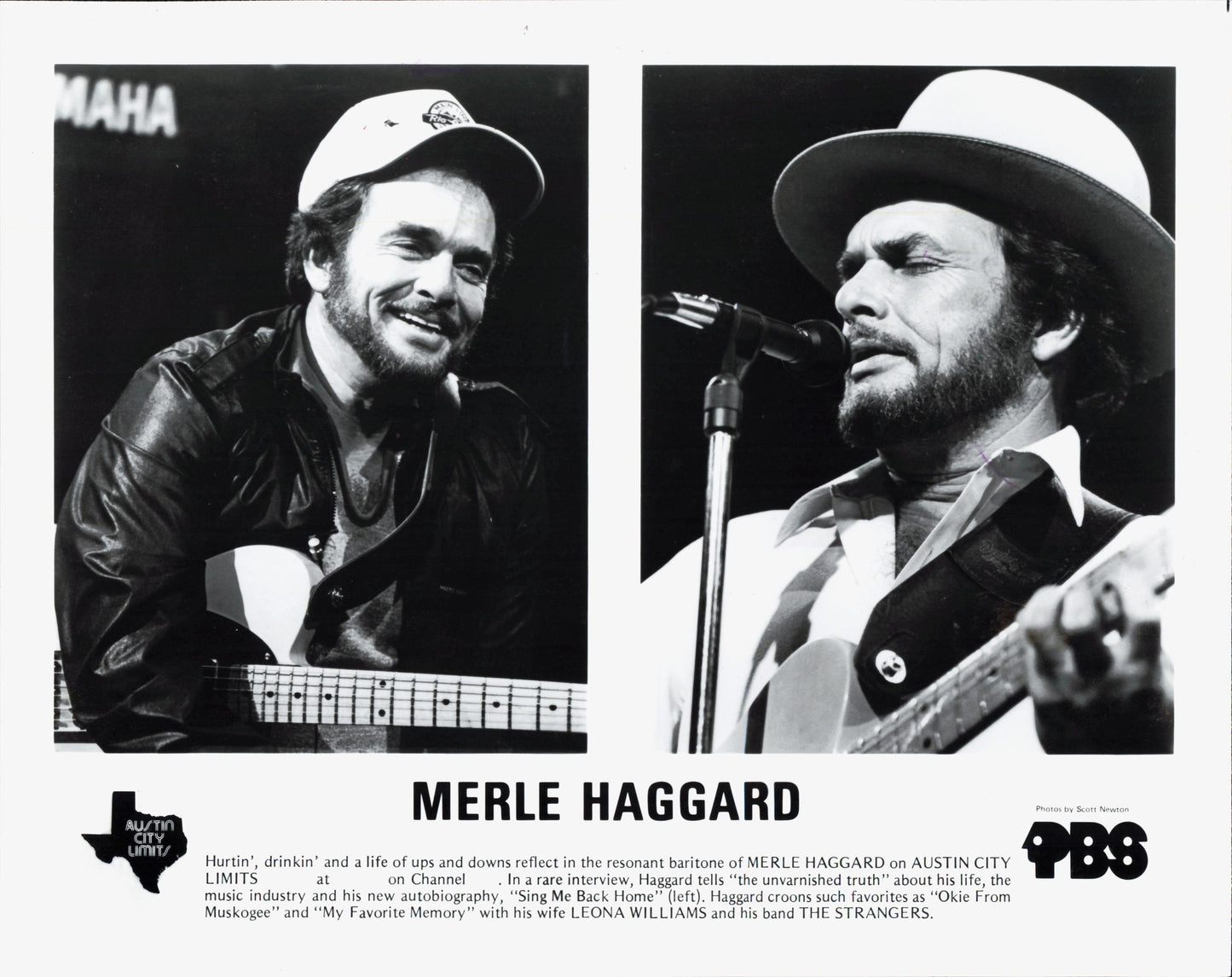 Merle Haggard Collection (5 vintage prints) (1981-1985)