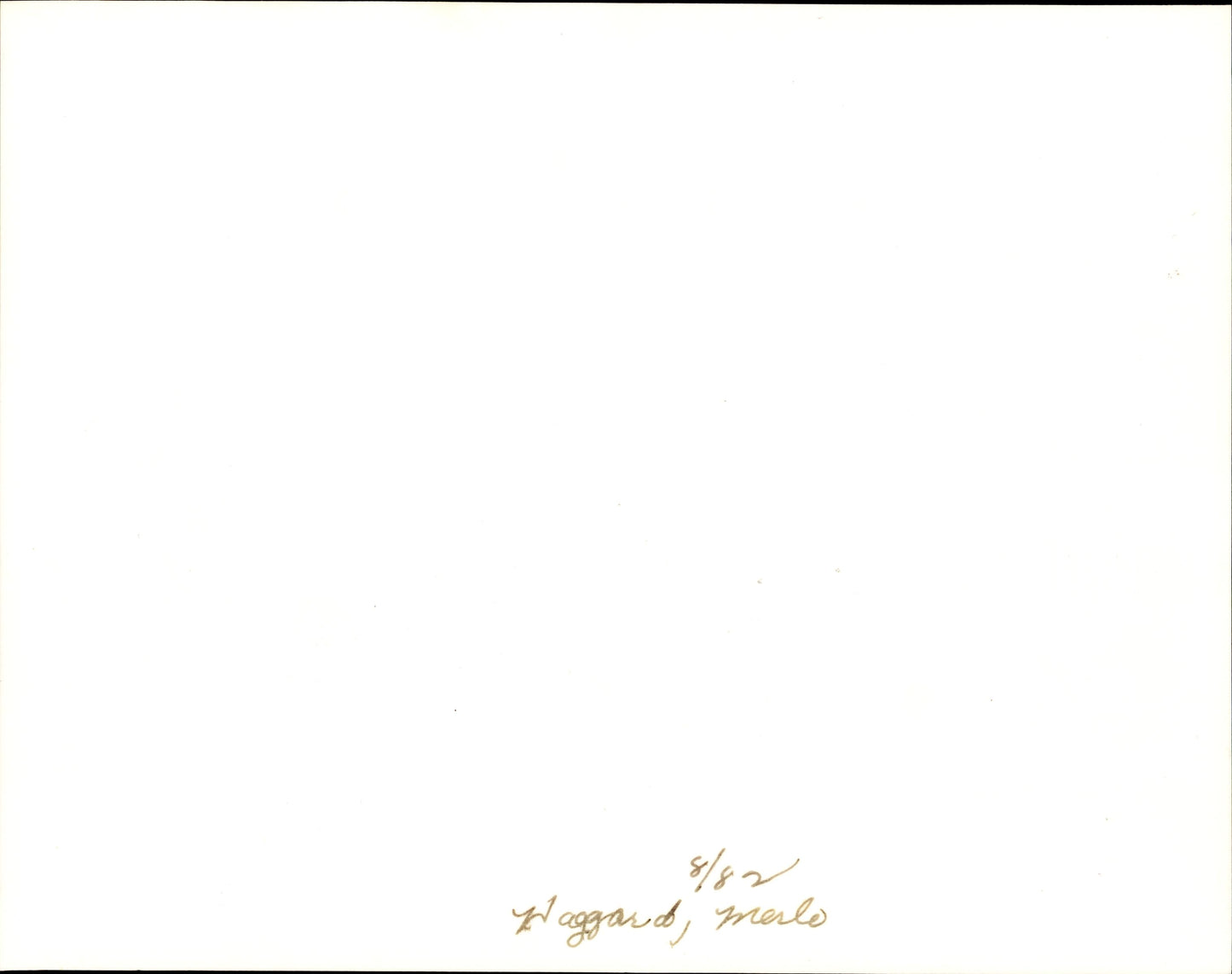 Merle Haggard Collection (5 vintage prints) (1981-1985)