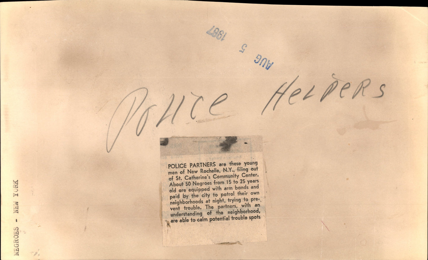 New York Area Civil Rights Collection (1964-1967) (5 vintage prints)