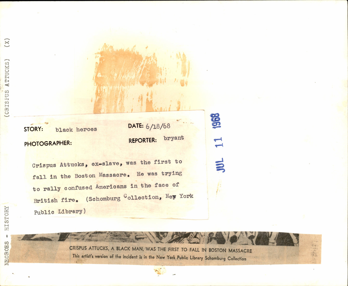African American Military History Collection (1964-68) (7 prints)