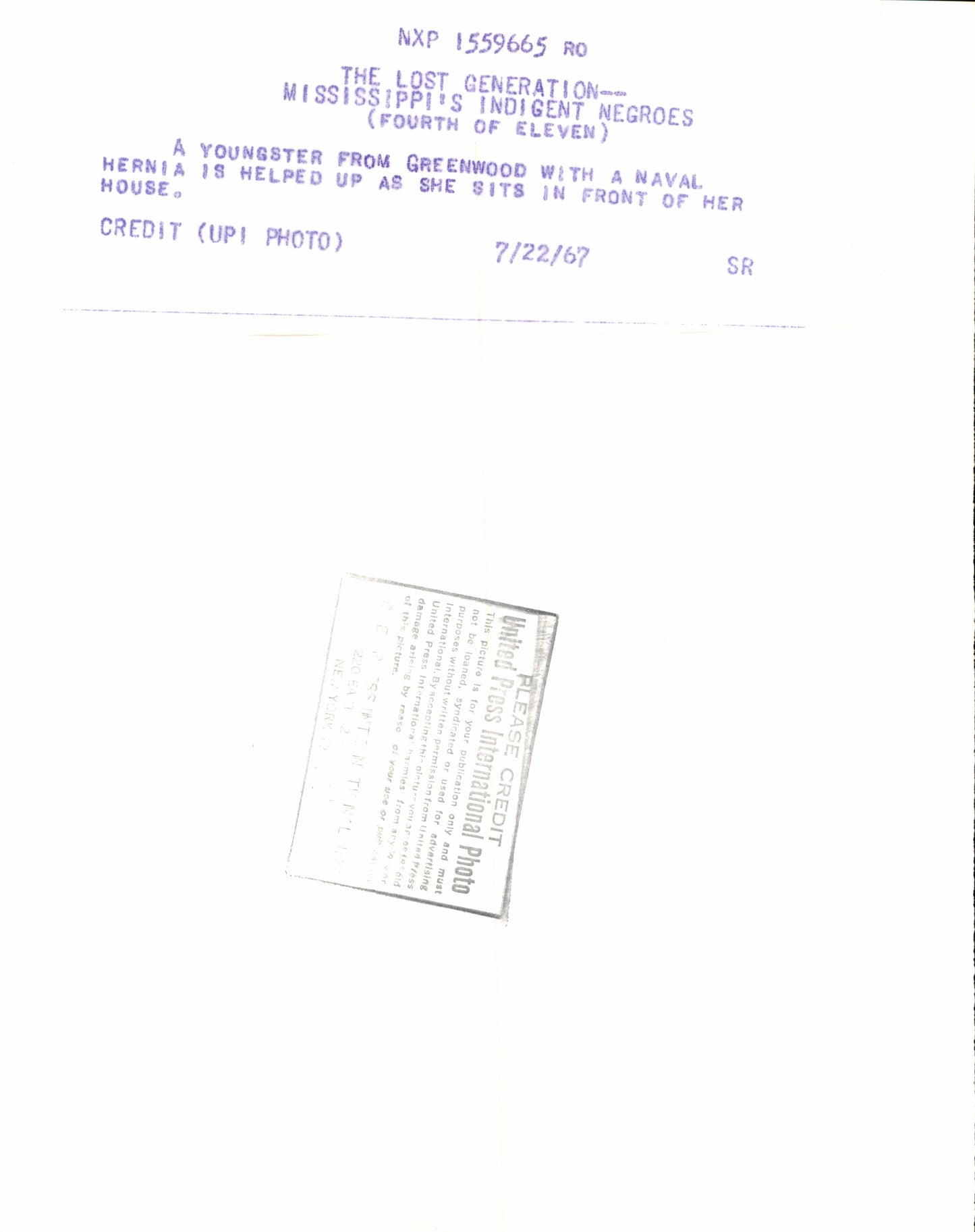 "The Lost Generation" Collection (1967) (10 vintage prints)