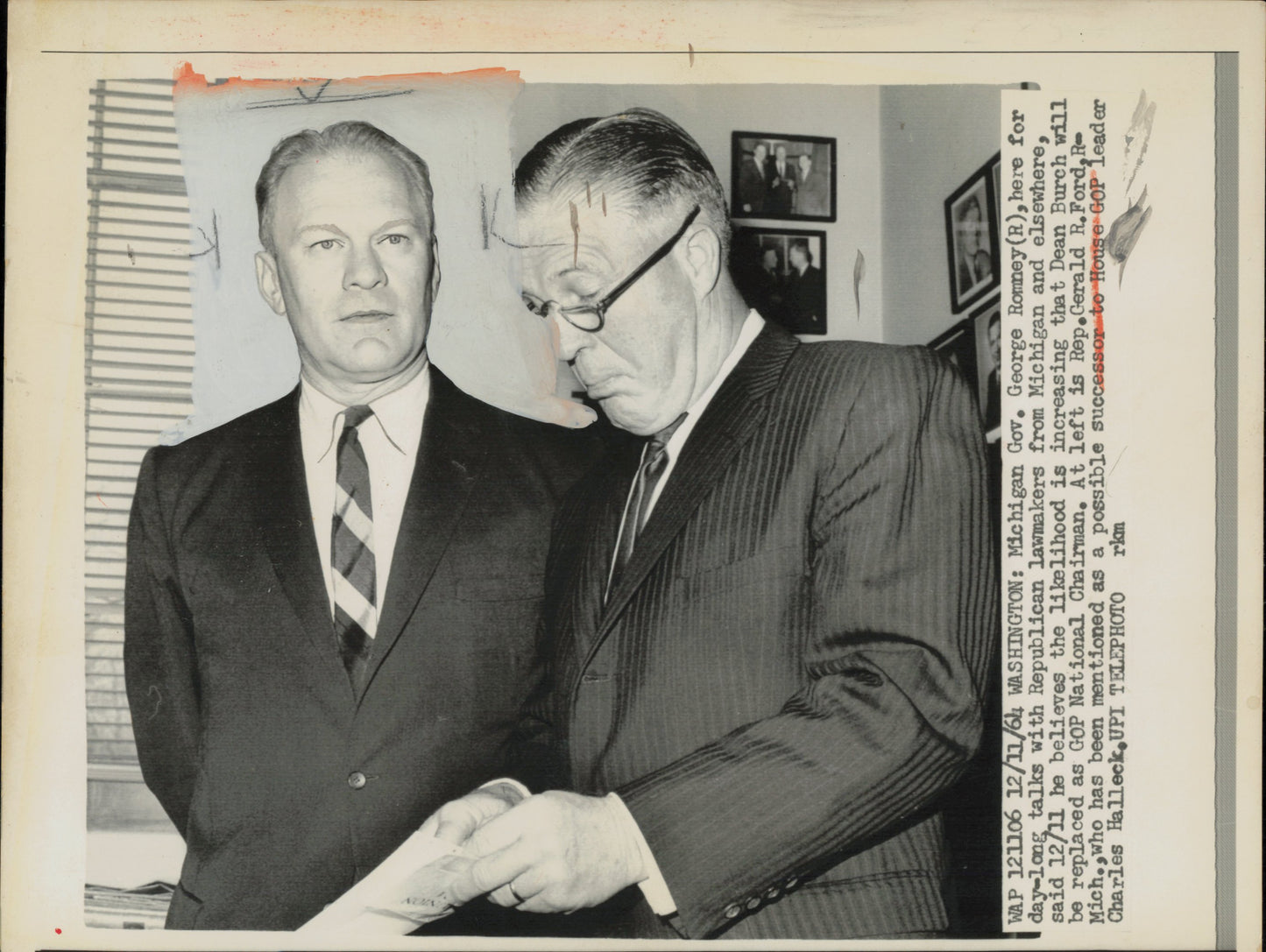 Gerald Ford Collection (1964-1970) (7 vintage prints)