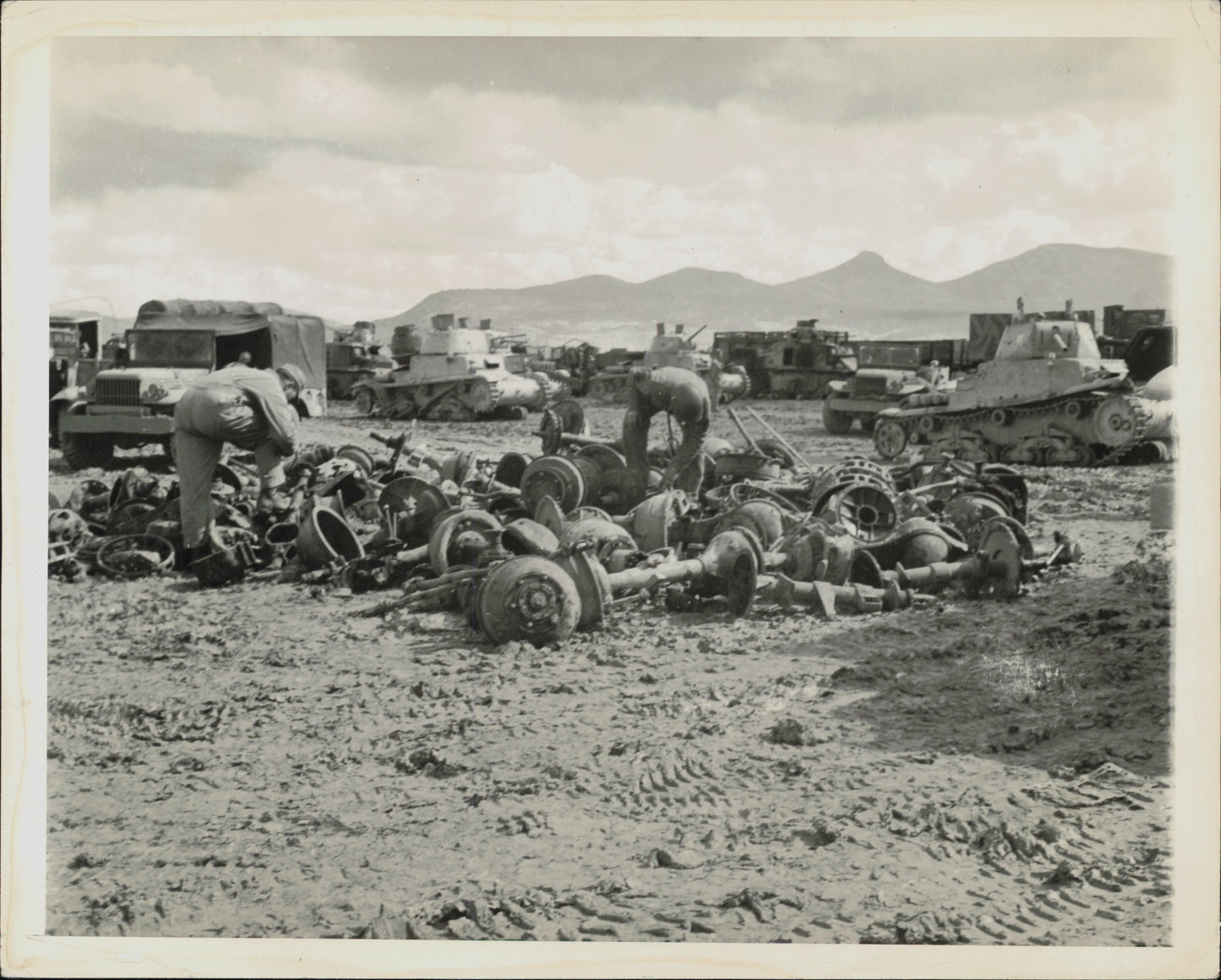 WWII Equipment Collection (1943) (4 vintage prints)