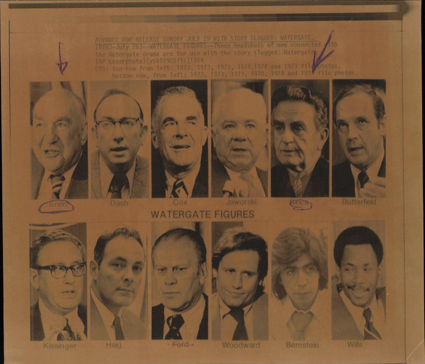 Watergate Collection (46 vintage prints)