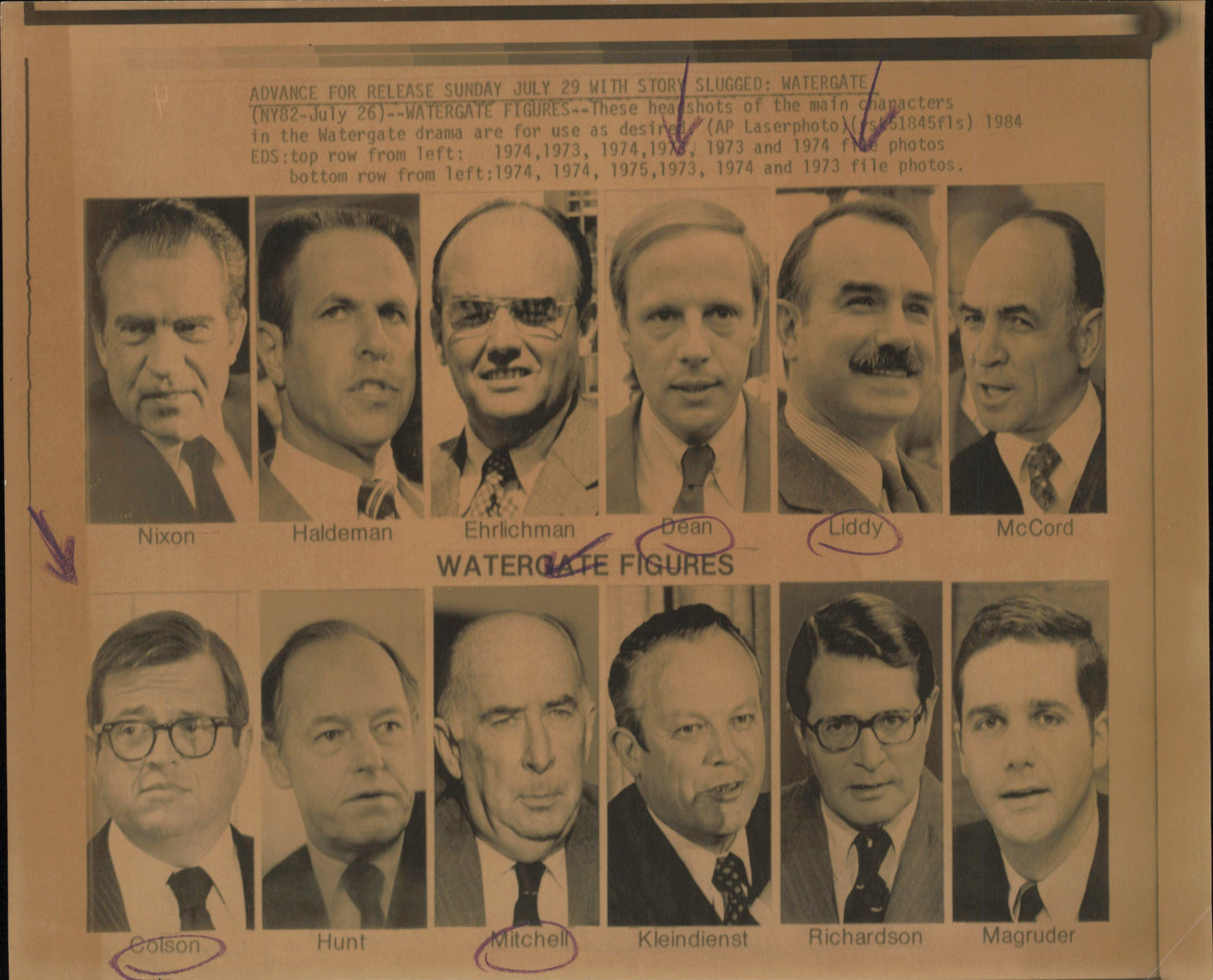 Watergate Collection (46 vintage prints)