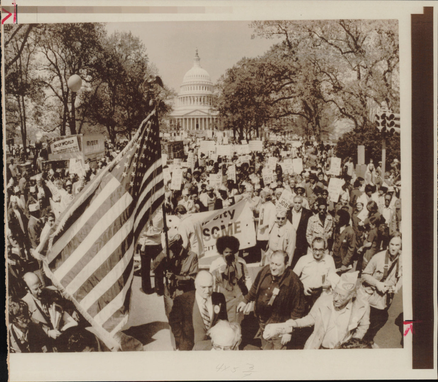 Washington DC Demonstrations (1970s) (54 vintage prints)
