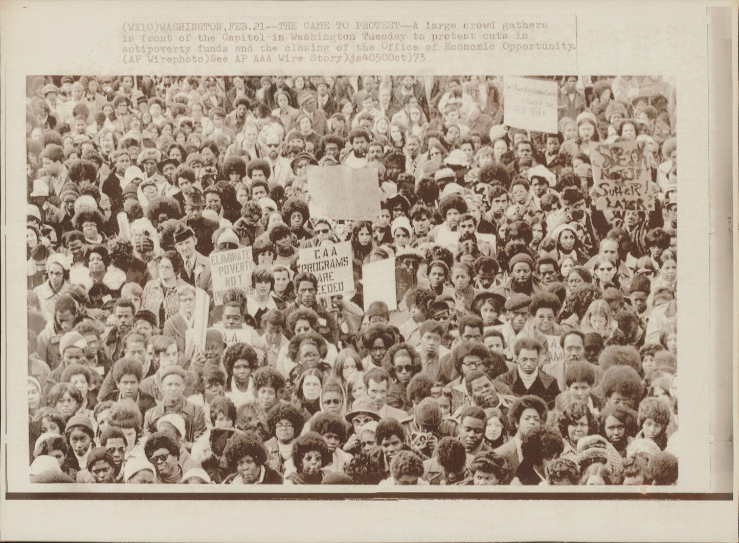 Washington DC Demonstrations (1970s) (54 vintage prints)