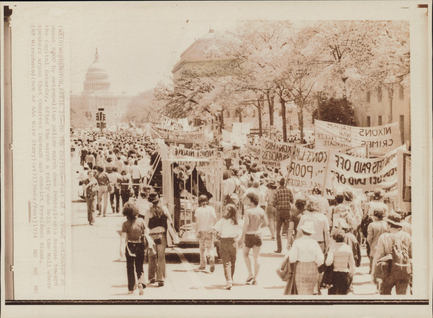 Washington DC Demonstrations (1970s) (54 vintage prints)