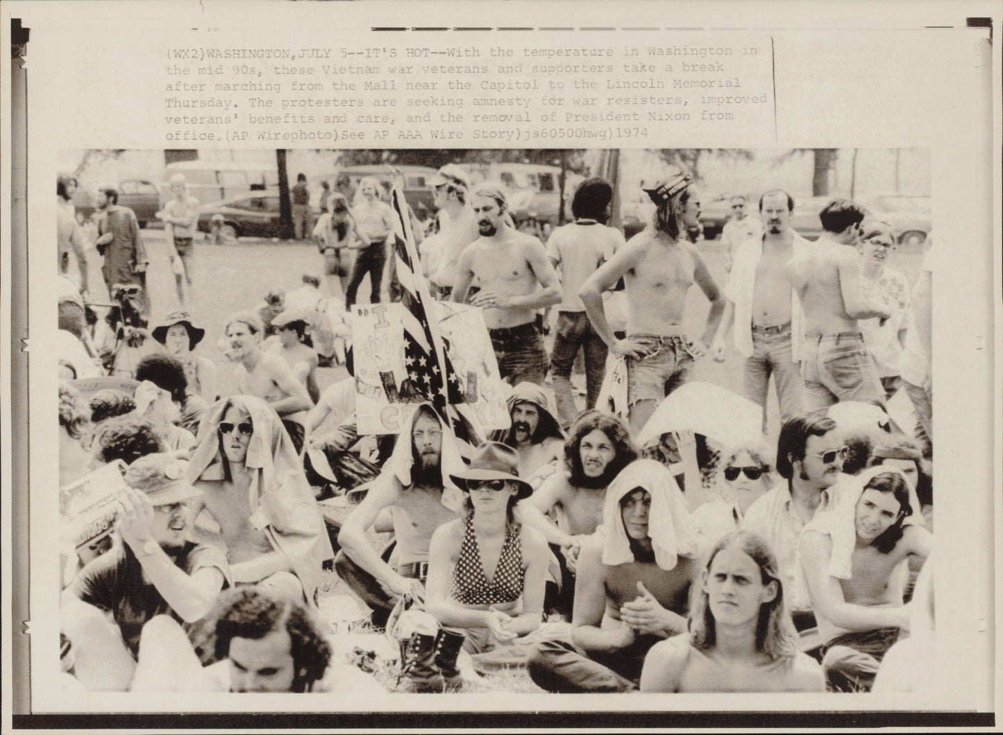 Washington DC Demonstrations (1970s) (54 vintage prints)