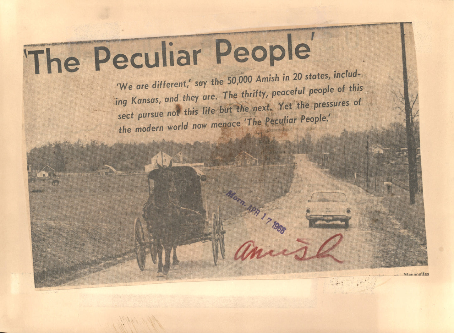 Amish Collection (1960s-80s) (48 vintage prints)