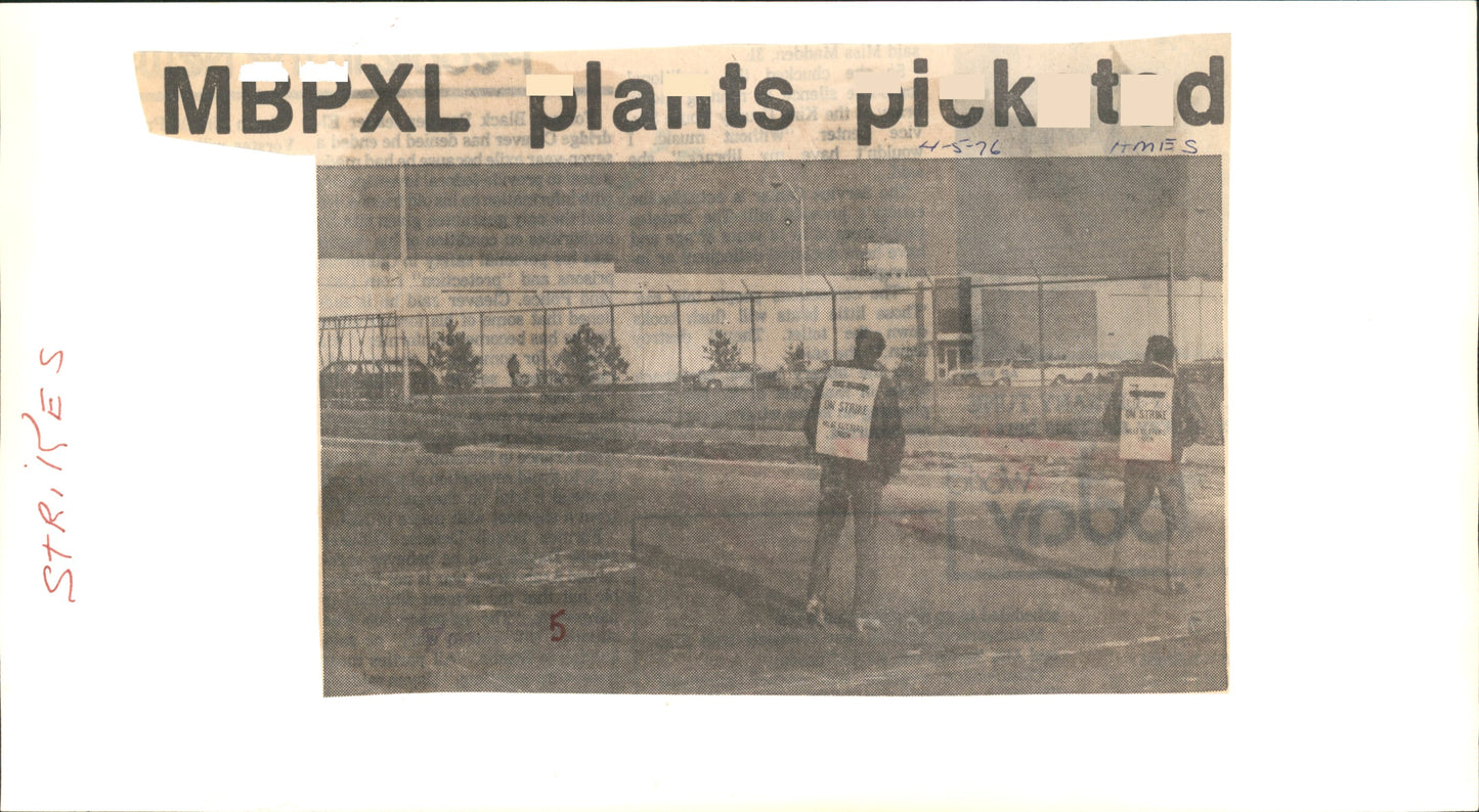 Labor Strike Collection (1950s-70s) (24 vintage prints)