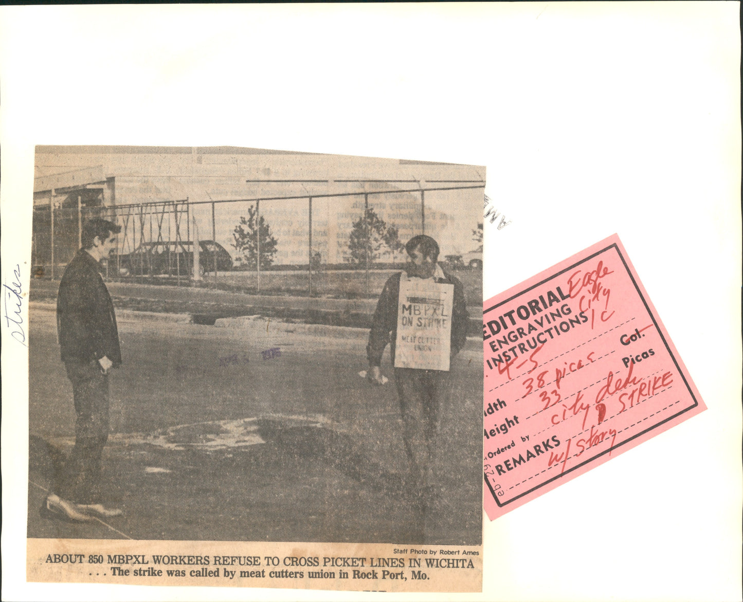 Labor Strike Collection (1950s-70s) (24 vintage prints)