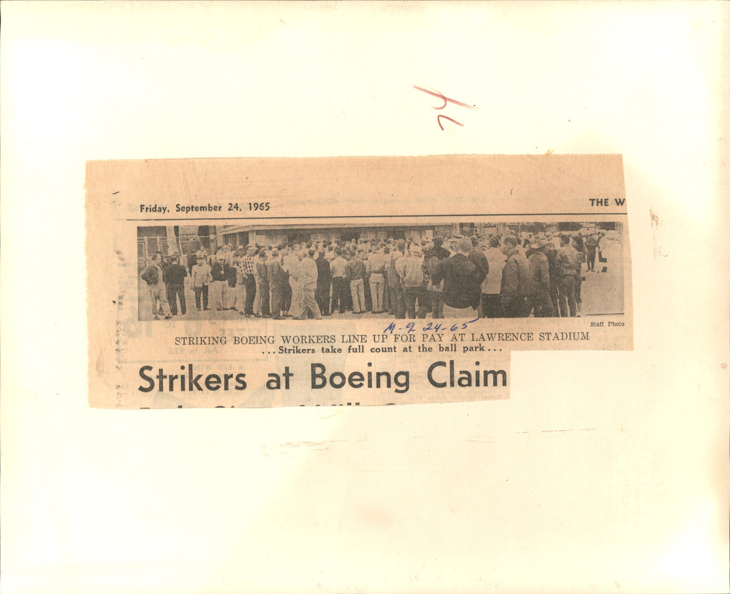Labor Strike Collection (1950s-70s) (24 vintage prints)