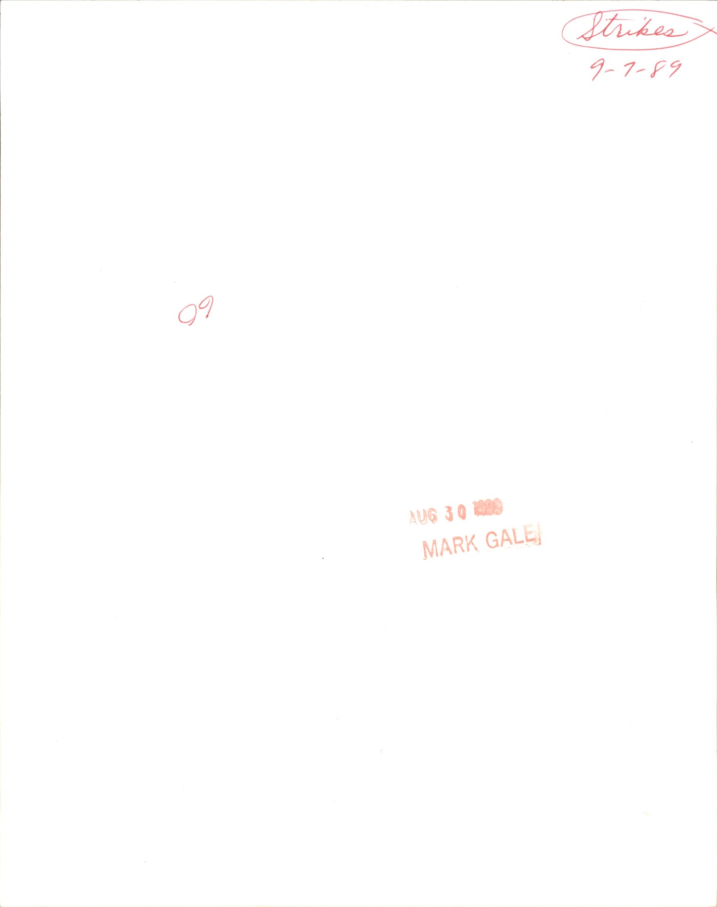 Labor Protest Print | Mark Gale (1989)