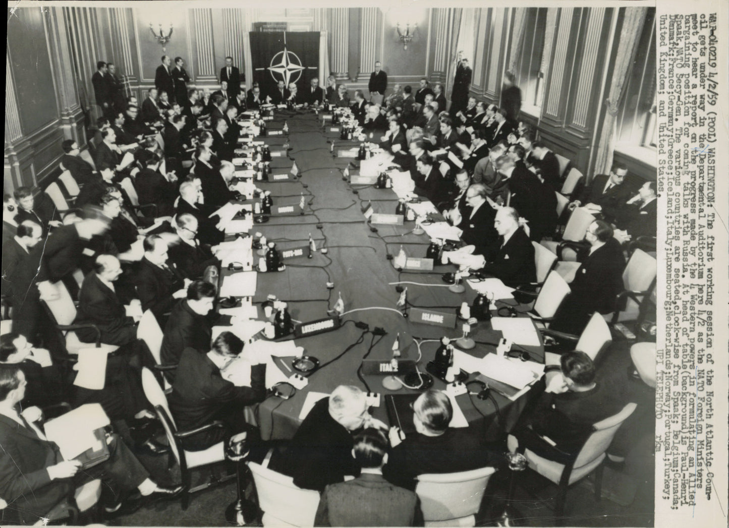 North Atlantic Council Convenes (1959)