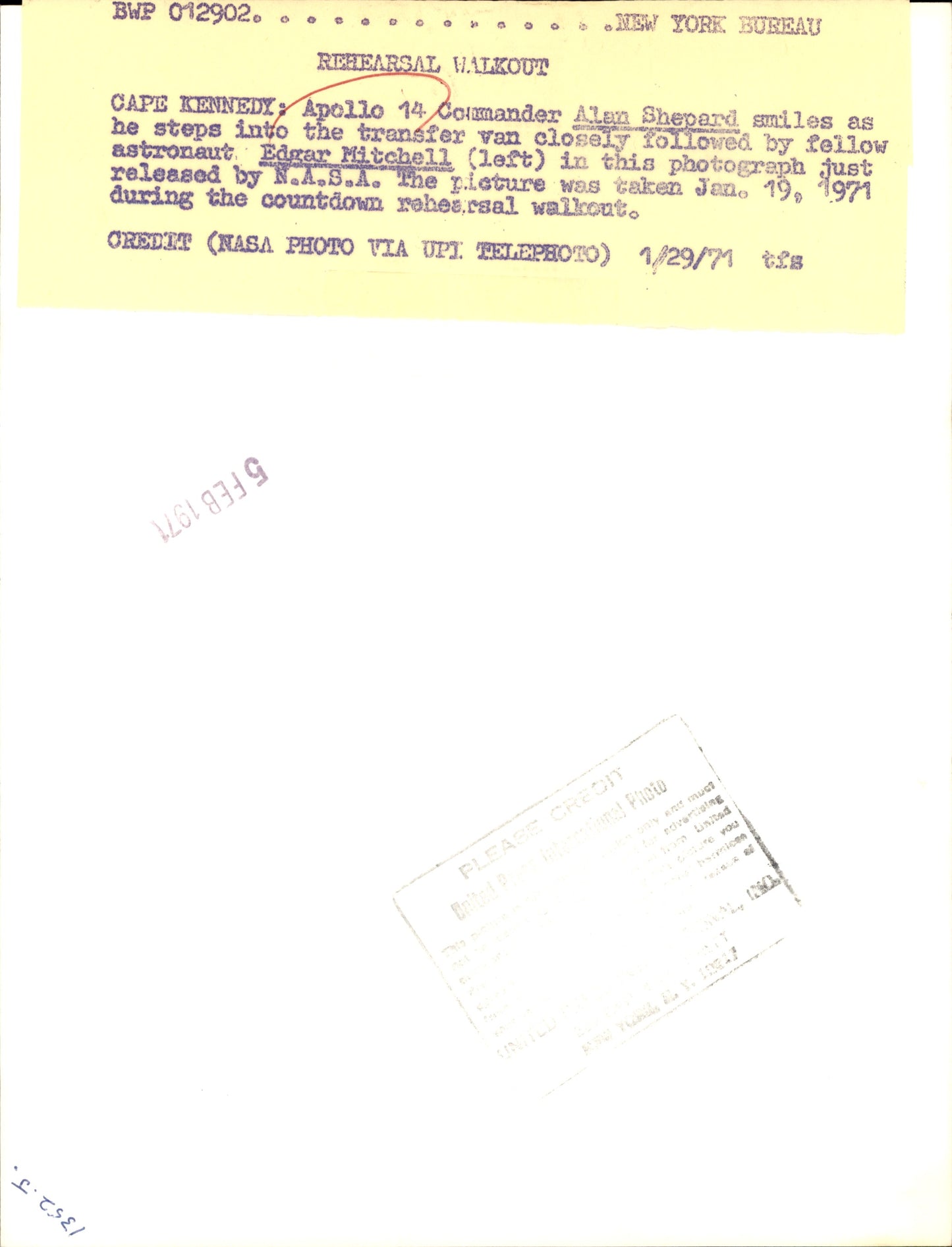 Apollo 14 Collection (8 vintage prints)