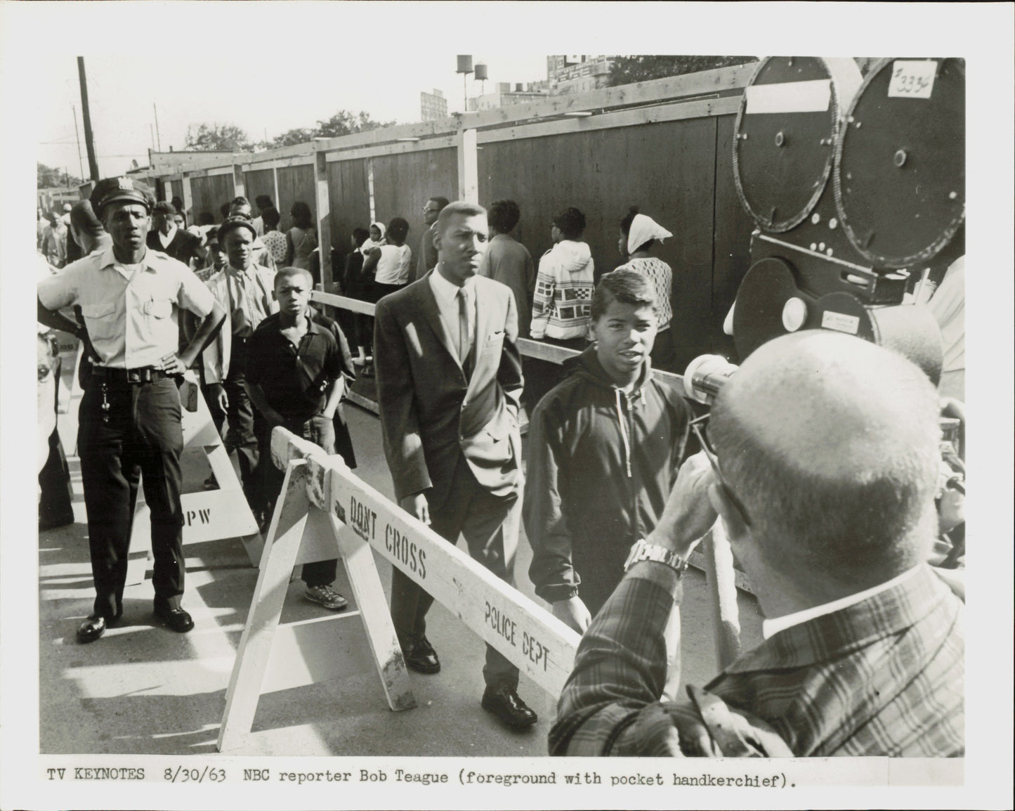 Bob Teague in "The American Revolution of '63" (vintage print + release)