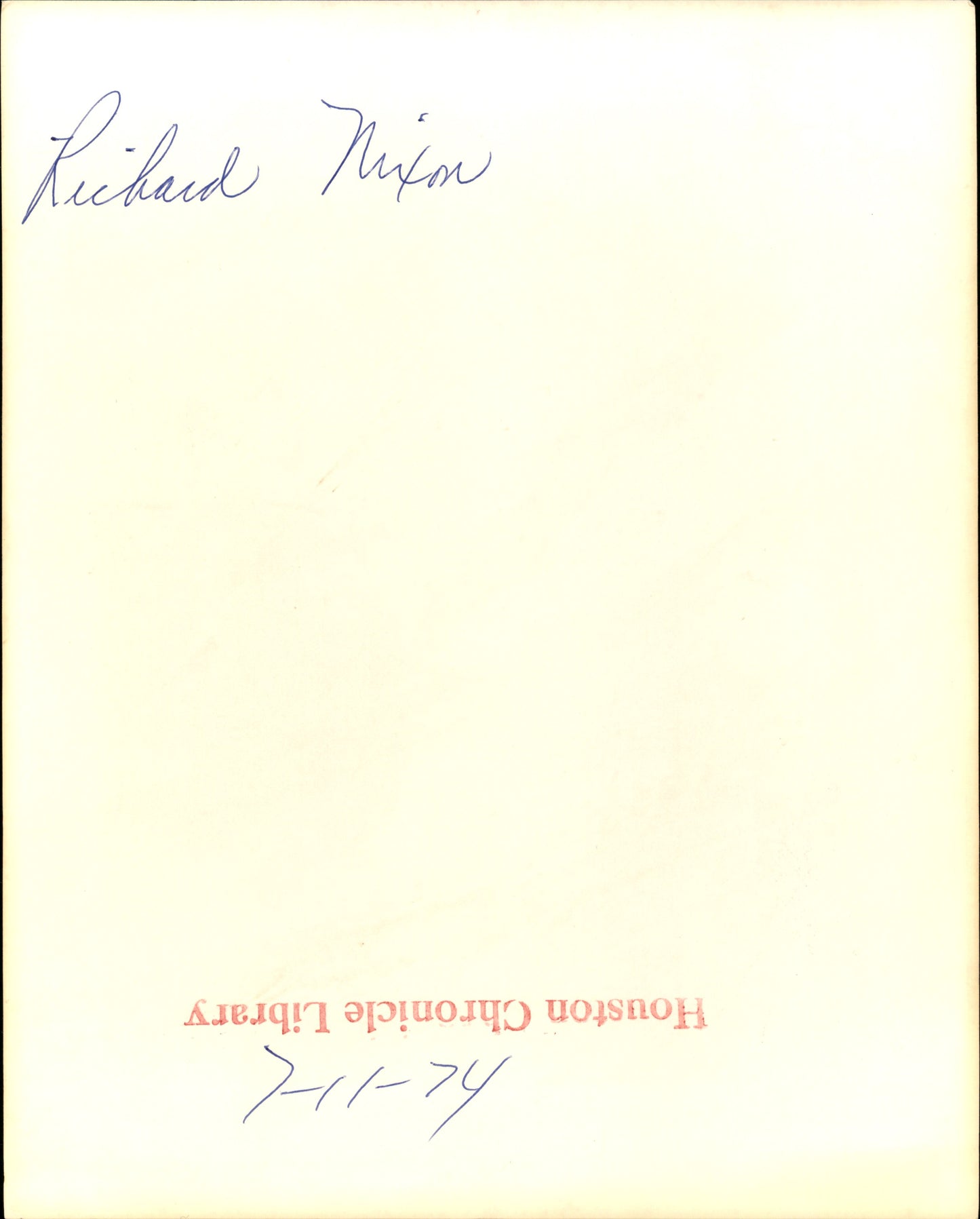 Richard Nixon Impeachment Notes (1974) (4 vintage prints)