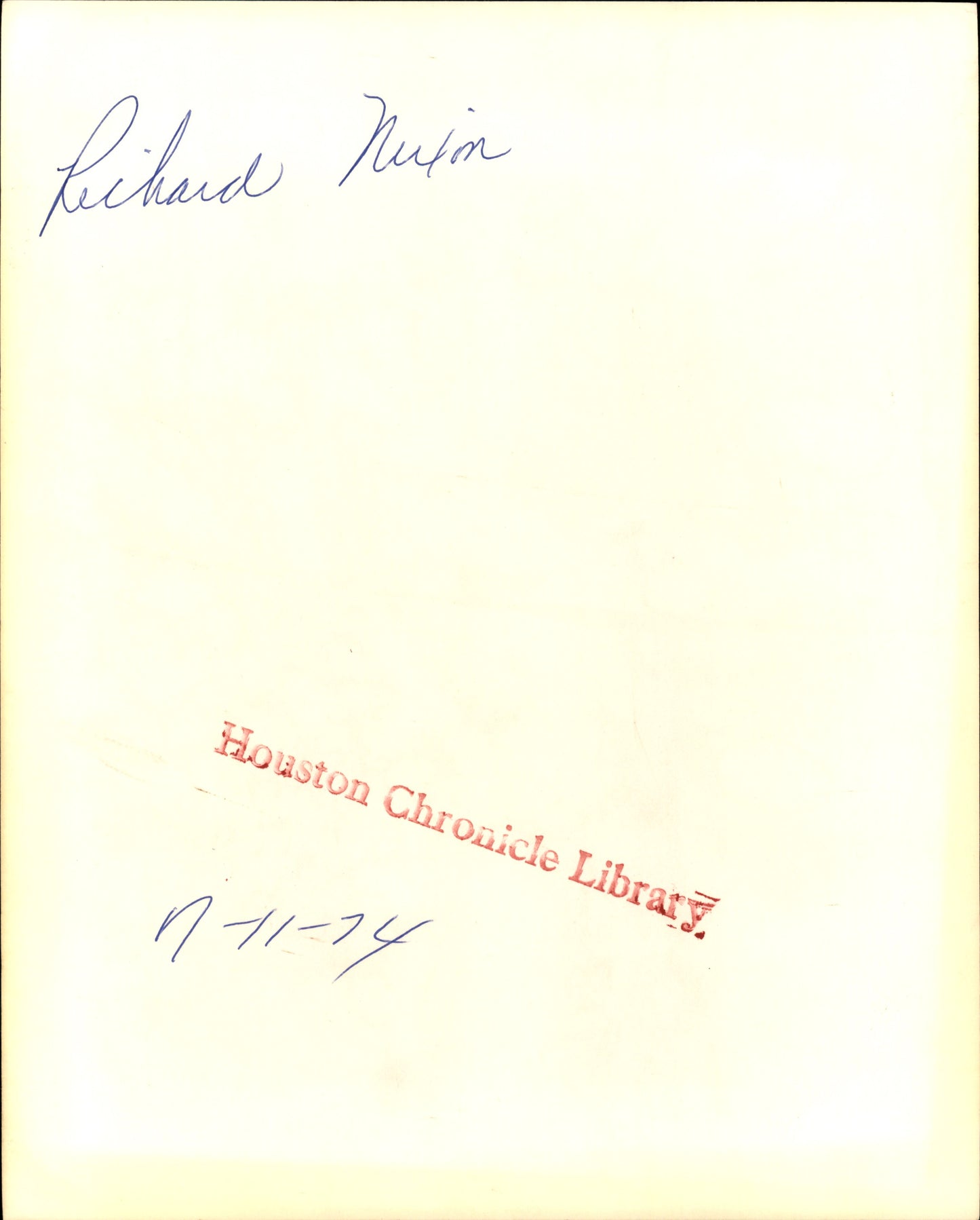 Richard Nixon Impeachment Notes (1974) (4 vintage prints)