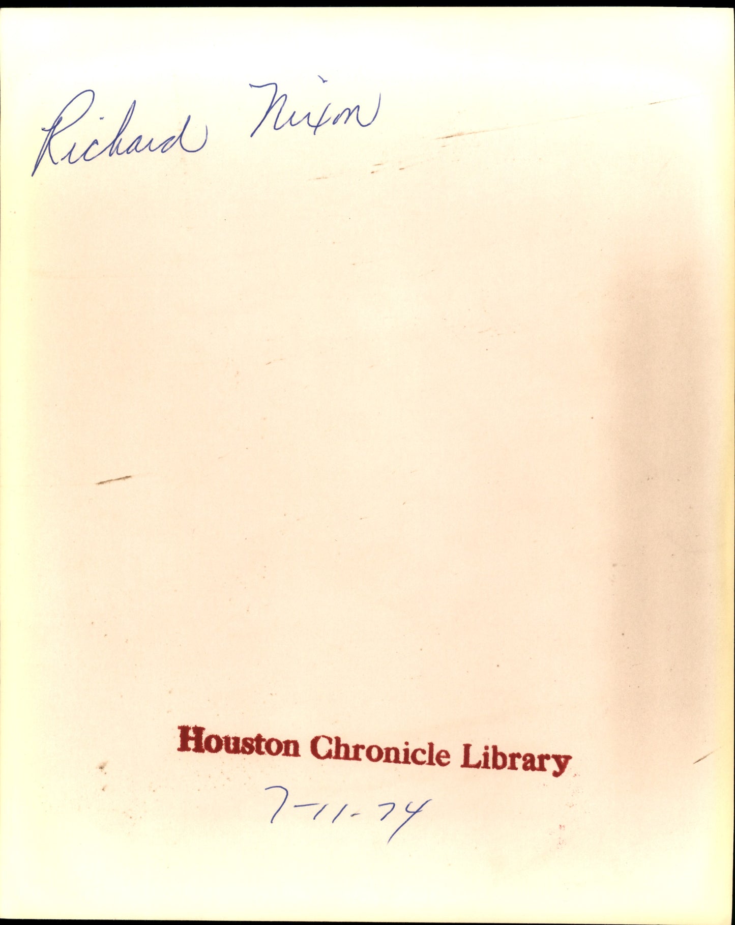 Richard Nixon Impeachment Notes (1974) (4 vintage prints)