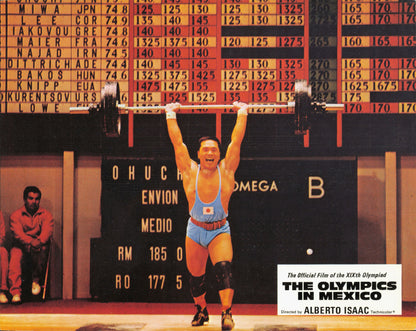 The Olympics in Mexico Film Promotional Images (1969) (18 vintage oversized images) Sports