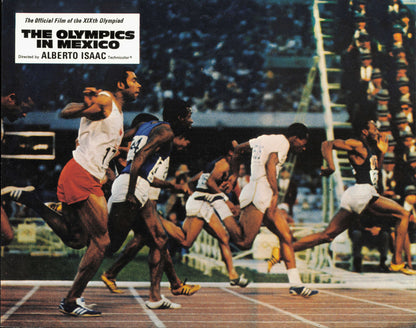 The Olympics in Mexico Film Promotional Images (1969) (18 vintage oversized images) Sports
