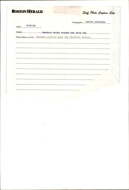 Nelson Mandella Collection (1990) (22 oversize prints)