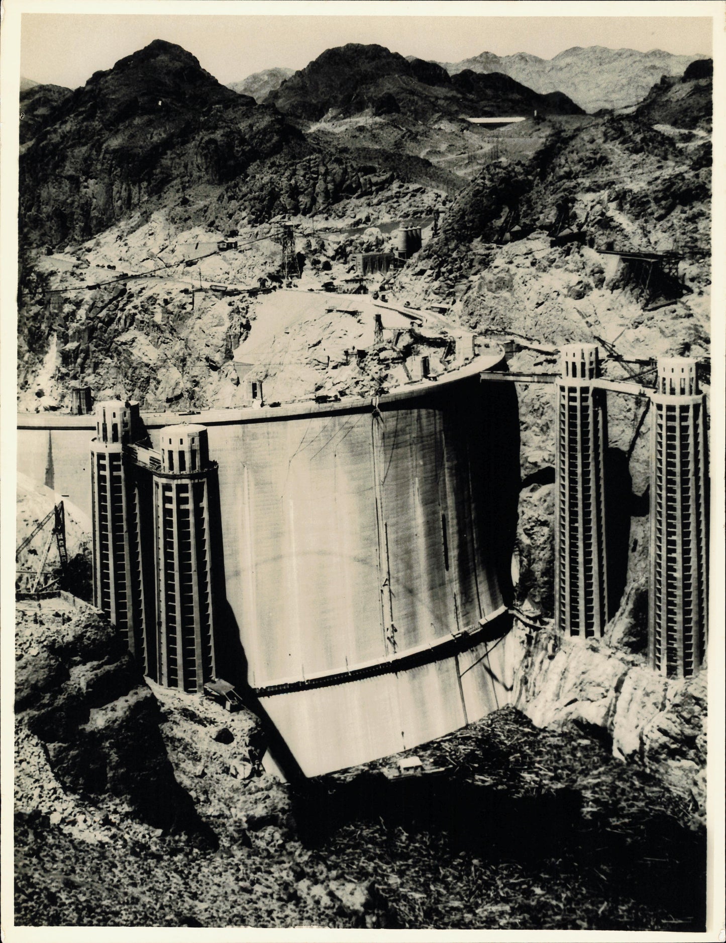 Boulder/Hoover Dam Oversize Vintage Print