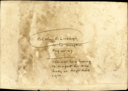 Charles Lindbergh Collection (22 vintage oversize prints)