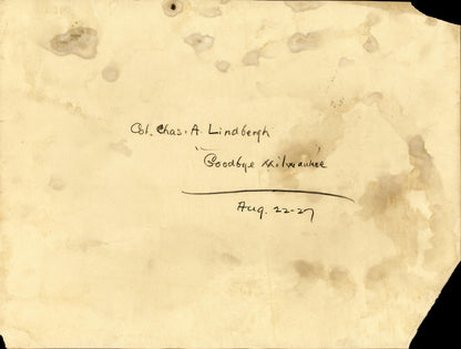 Charles Lindbergh Collection (22 vintage oversize prints)
