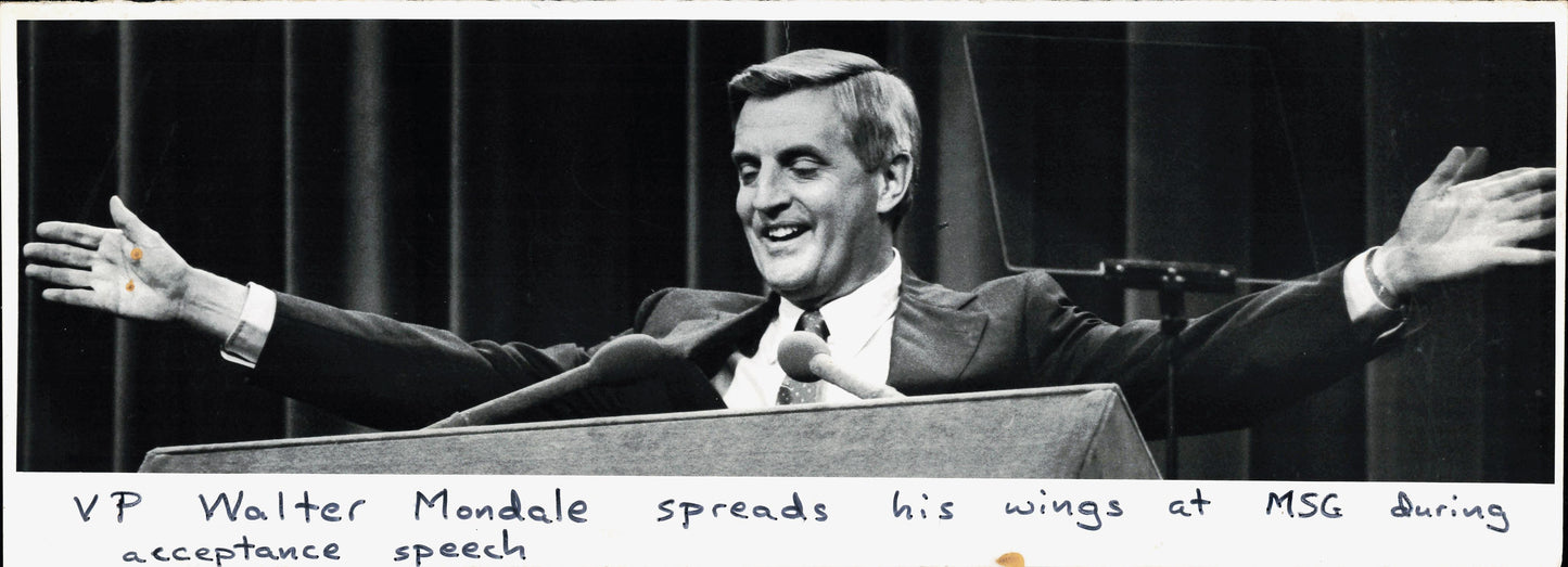 Walter Mondale Accepting Democratic Nomination (1980) (oversize)