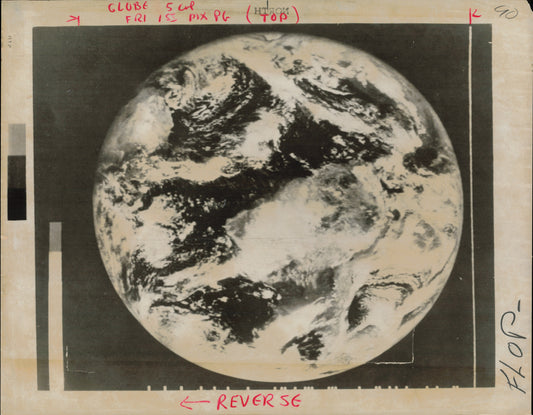 Earth from Space (1967) (vintage oversize print)