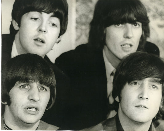 The Beatles - Oscar Abolafia (1965) Music Oscar Abolafia Photographer Stamped The Beatles