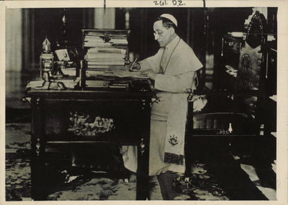 Pope Benedict XV Collection (1914-1920) (4 Vintage Prints) Catholic Church Politics Pope Benedict XV Religion