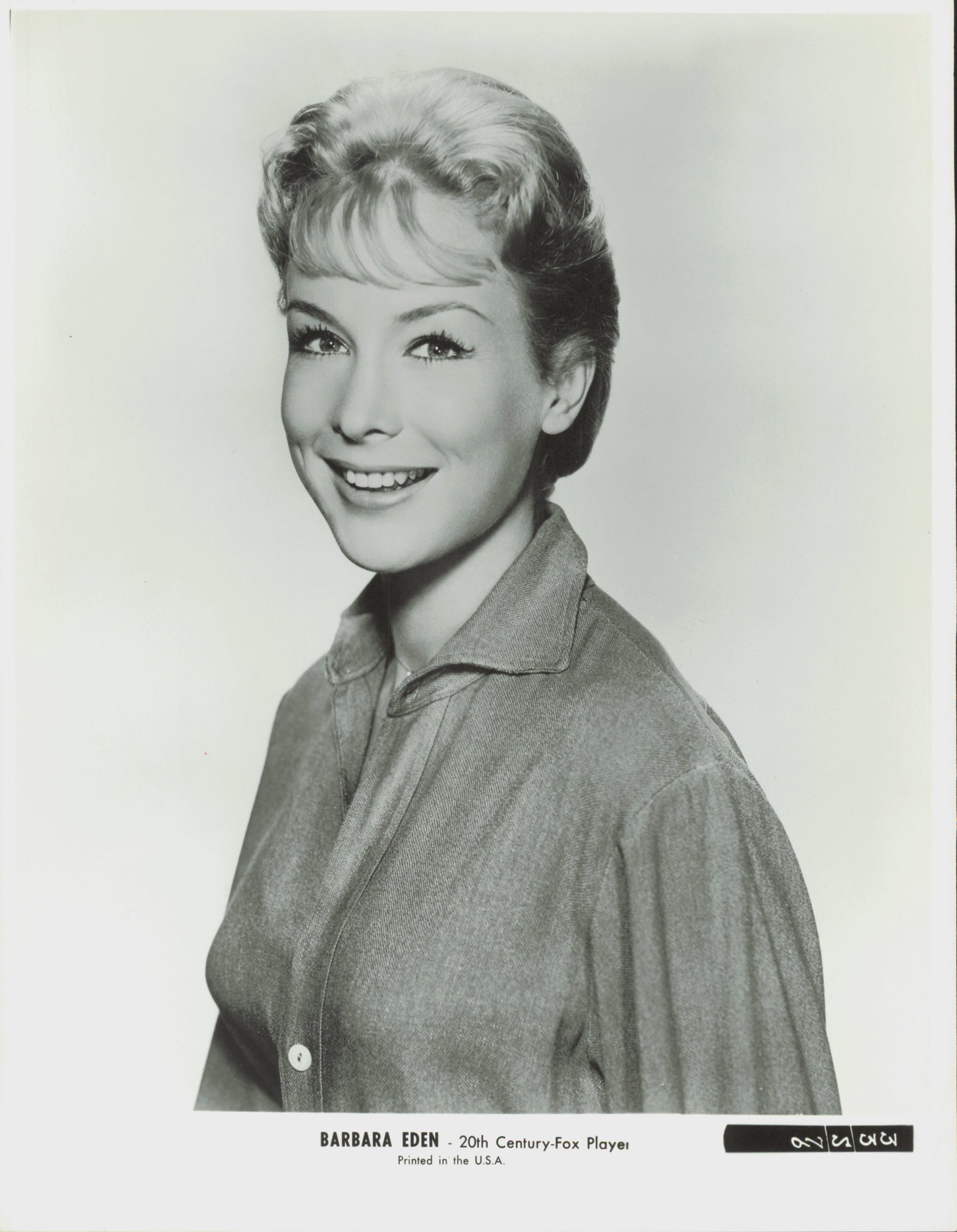Barbara Eden Portraits (1961 & 1963) (2 Vintage Prints) Fashion Hollywood