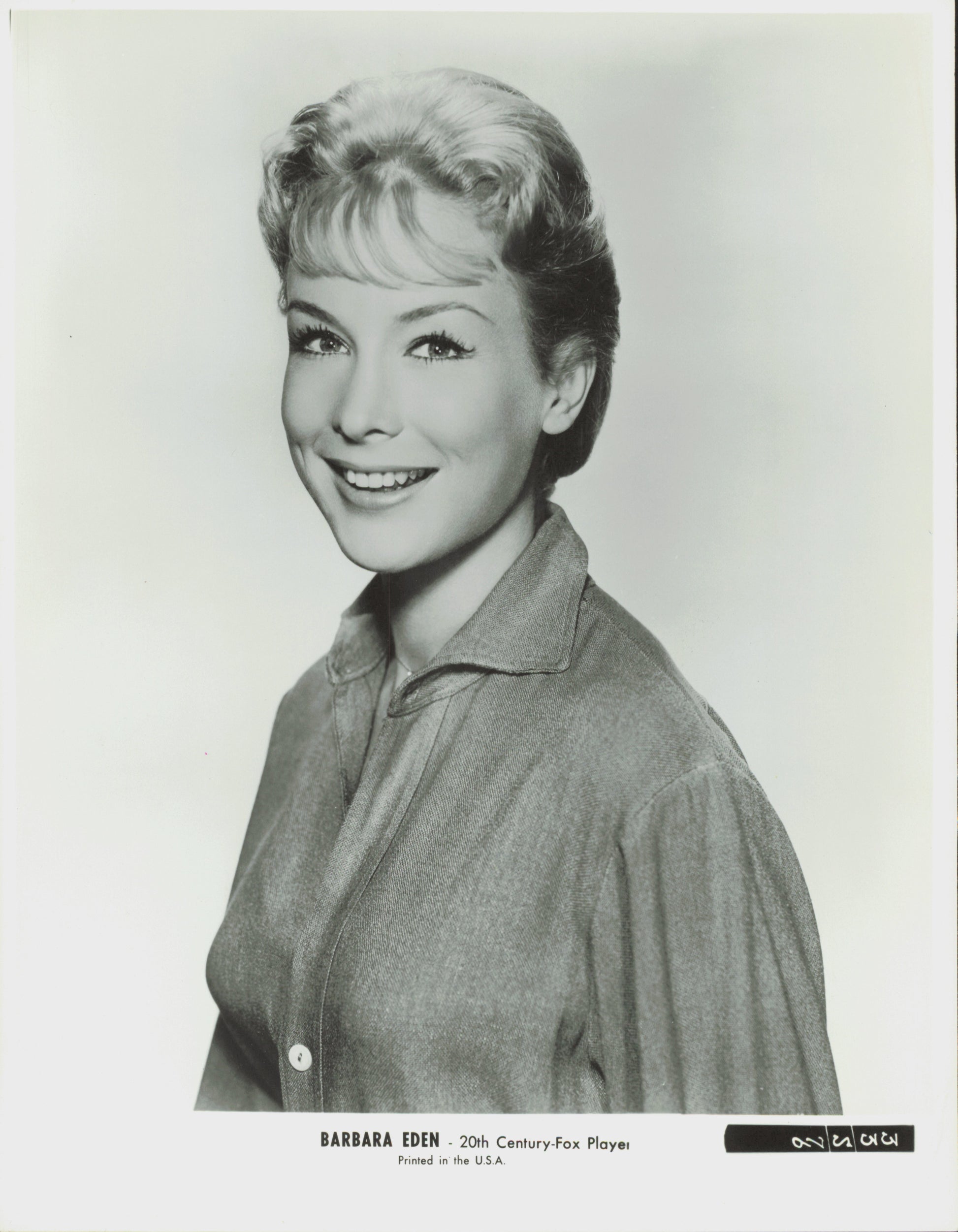 Barbara Eden Portraits (1961 & 1963) (2 Vintage Prints) Fashion Hollywood