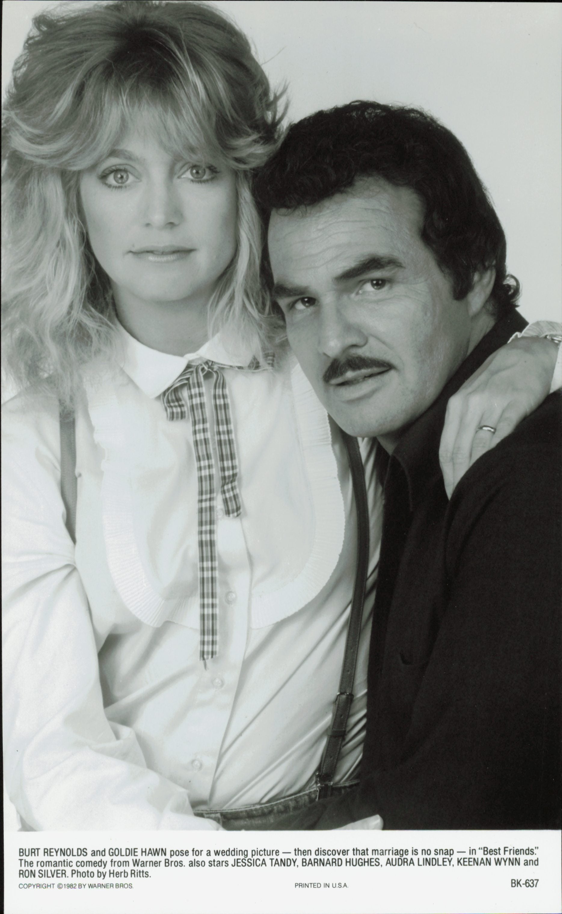 Best Friends (1982) Collection feat. Burt Reynolds and Goldie Hawn (7 vintage prints) Animal Animals Film Hollywood