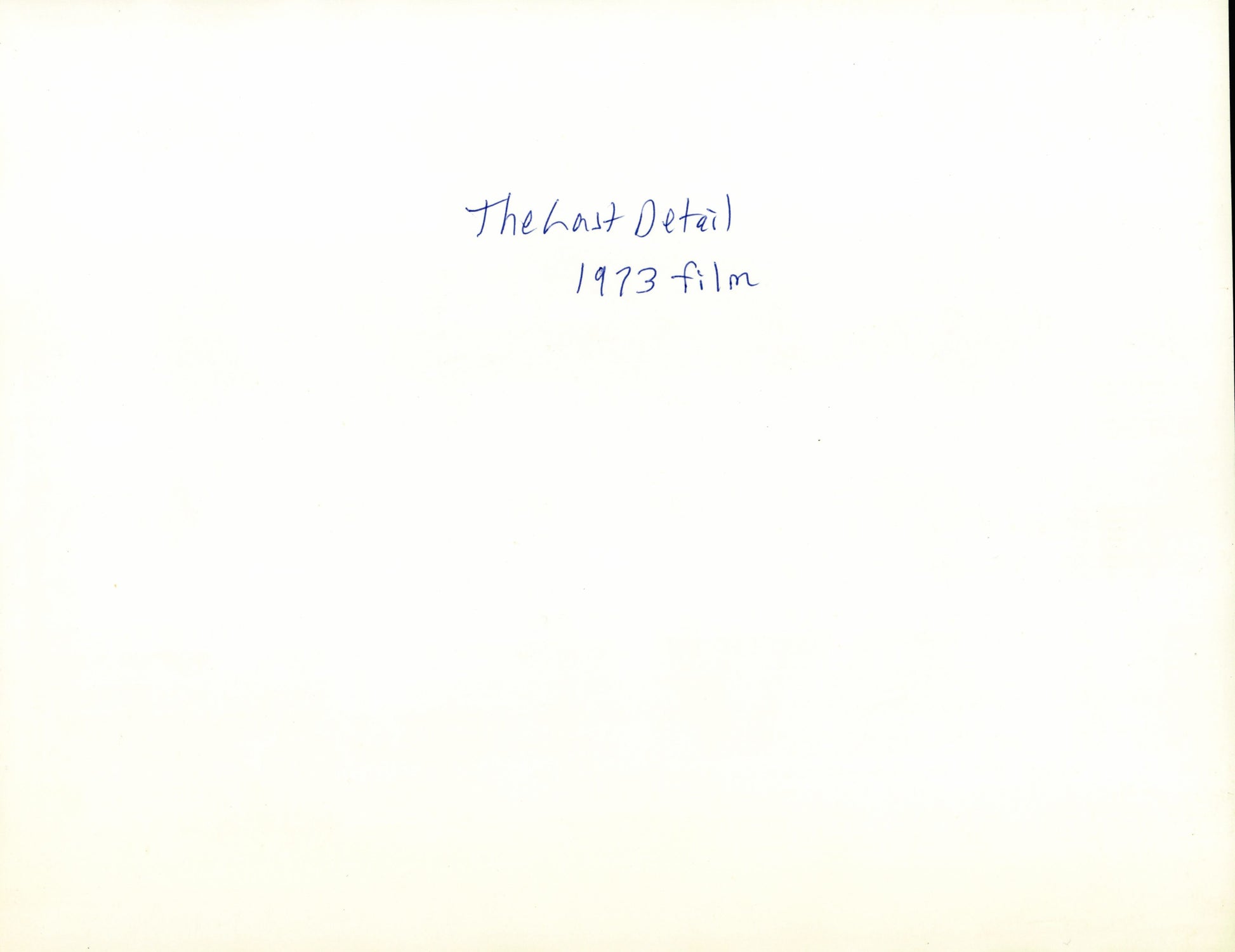 The Last Detail (1973) Collection feat. Jack Nicholson (5 vintage prints) Film Hollywood