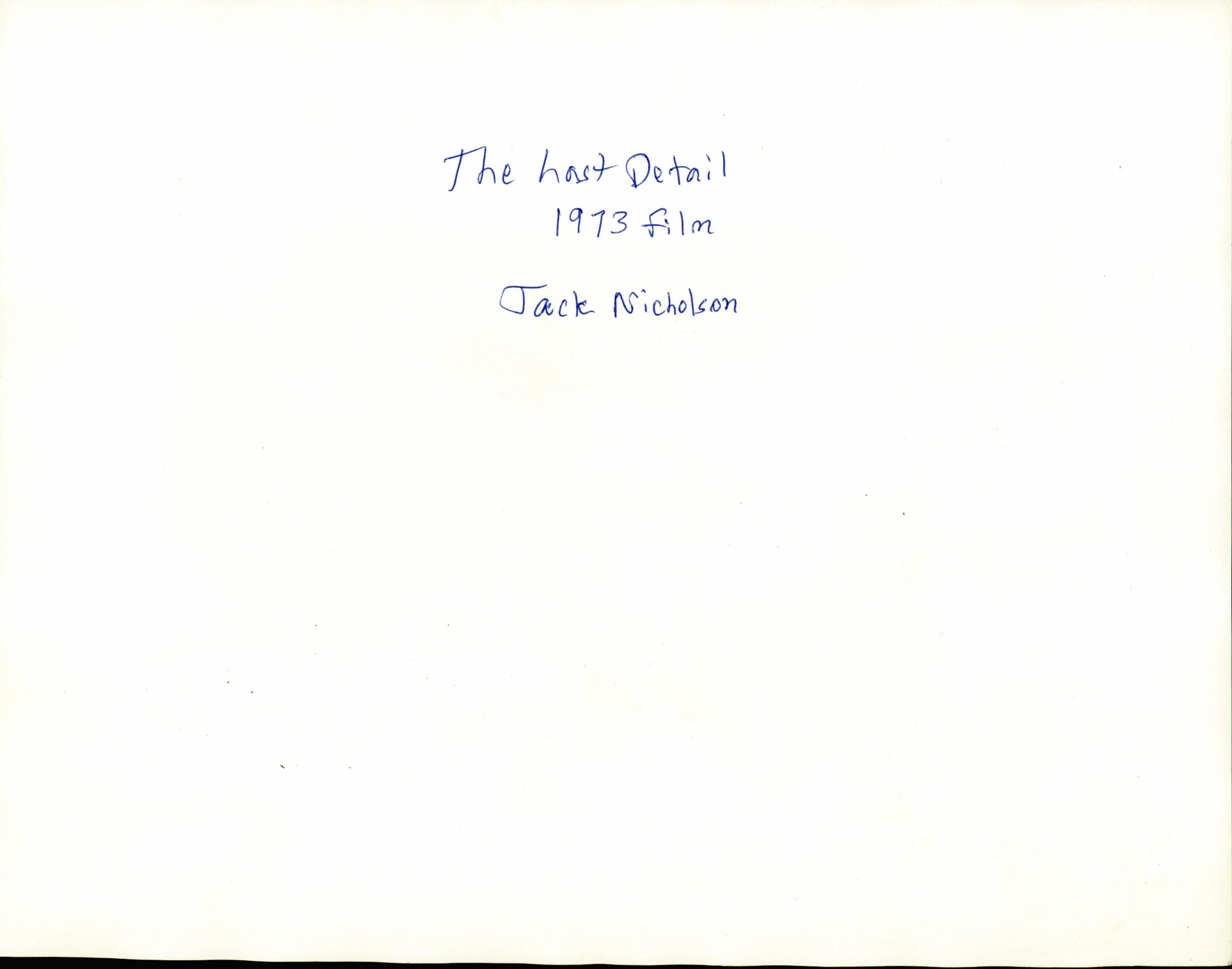 The Last Detail (1973) Collection feat. Jack Nicholson (5 vintage prints) Film Hollywood