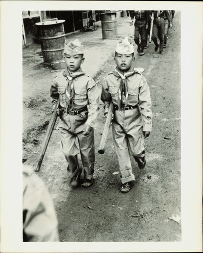 René Burri South Korea Collection (1961) (9 vintage prints) korea Military