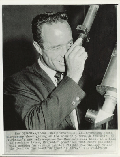 Scott Carpenter Collection (26 vintage prints) NASA Science Space
