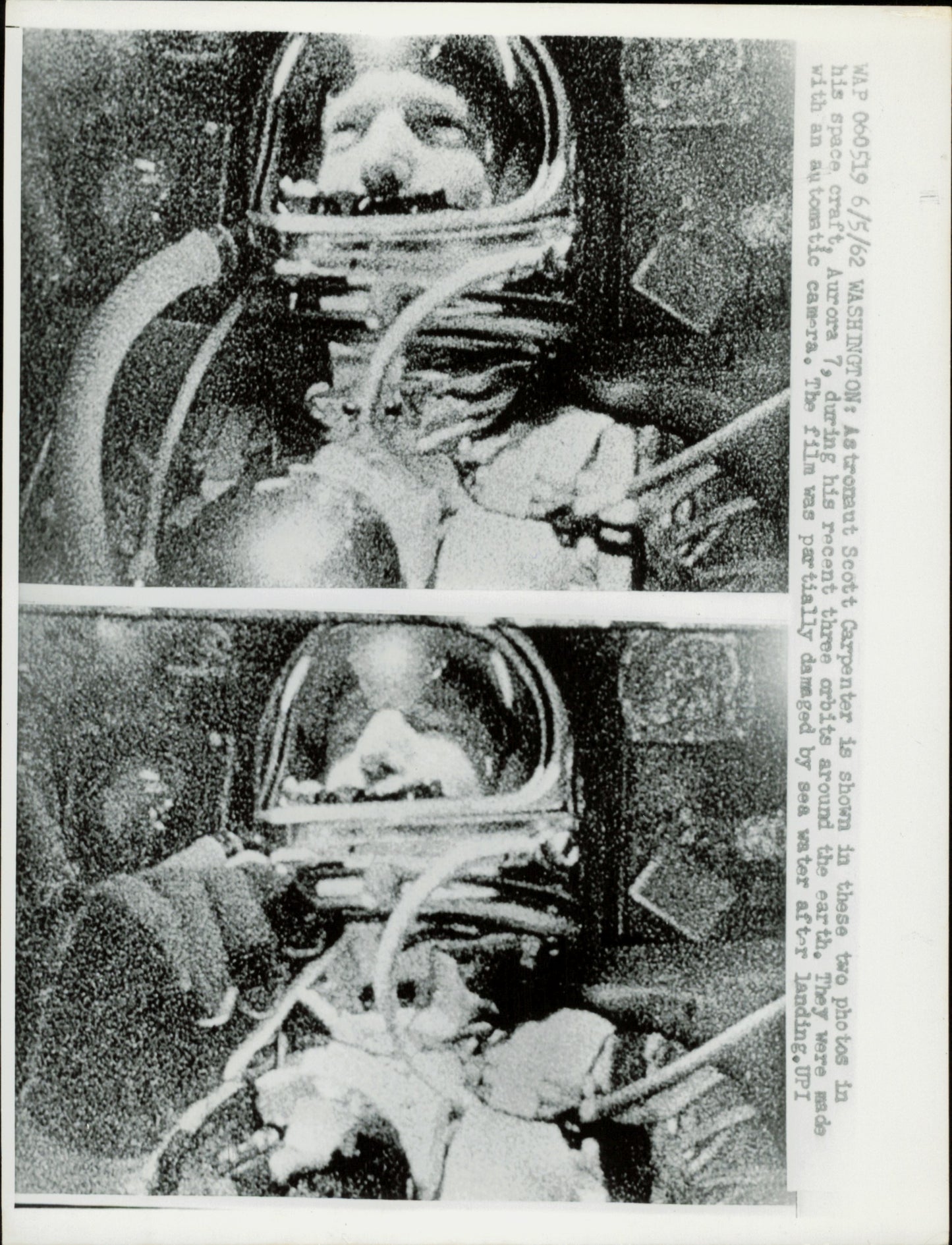 Scott Carpenter Collection (26 vintage prints) NASA Science Space